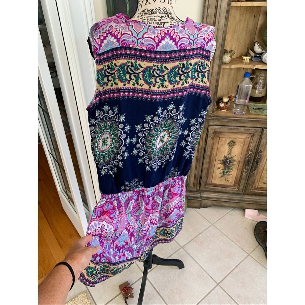 UMGEE Cotton Blend Floral Romper NWT - Picture 4 of 8
